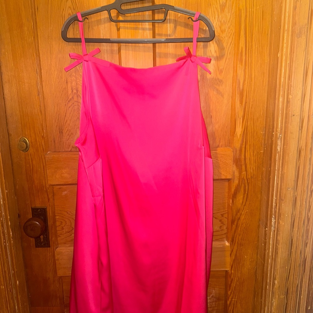 Vibrant Pink Kate Spade for Target Sleeveless Silk Dress